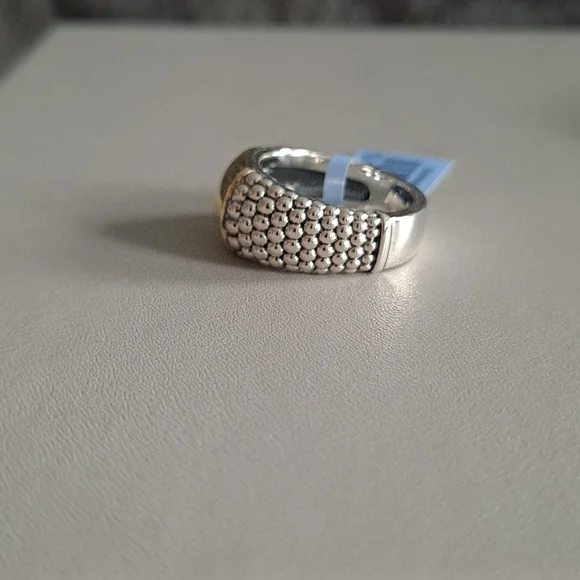 NWT Lagos High Bar Smooth Plate ring - Picture 6 of 16